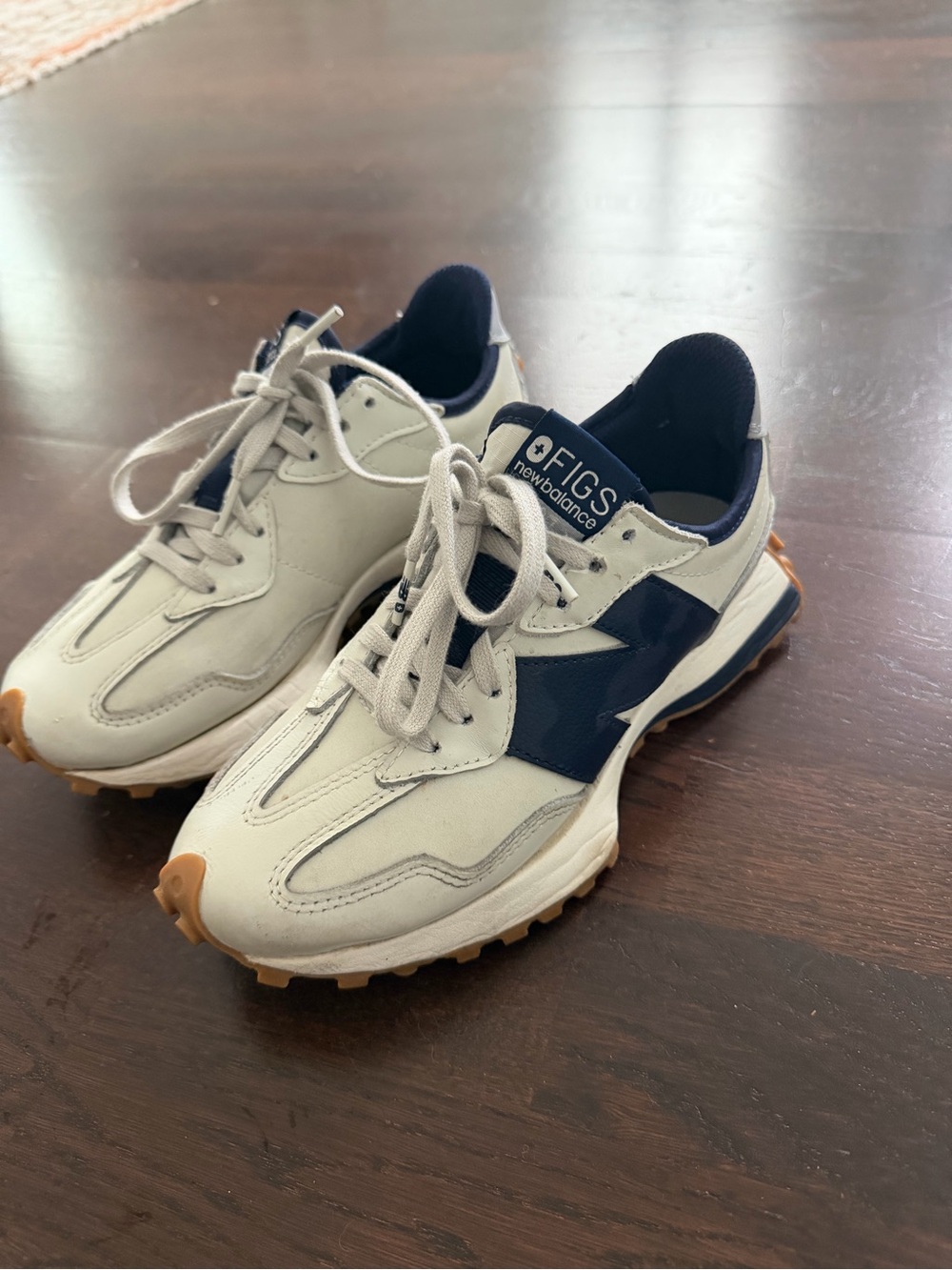 New Balance Women’s White and Navy FIGS Retro Runner